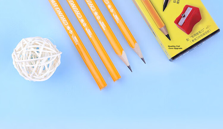 Карандаши Zhonghua Thick Triangular Writing Pencil, 2B, 12 штук в коробке, 6700 2B
