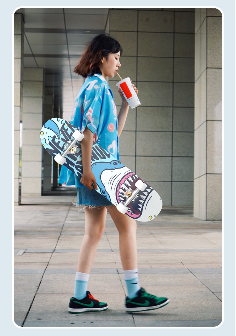 Самокат-скейтборд SWAY Professional Skateboard, двухколесный детский скутер с двойным изгибом, скейтборд для взрослых и молодежи, для начинающих