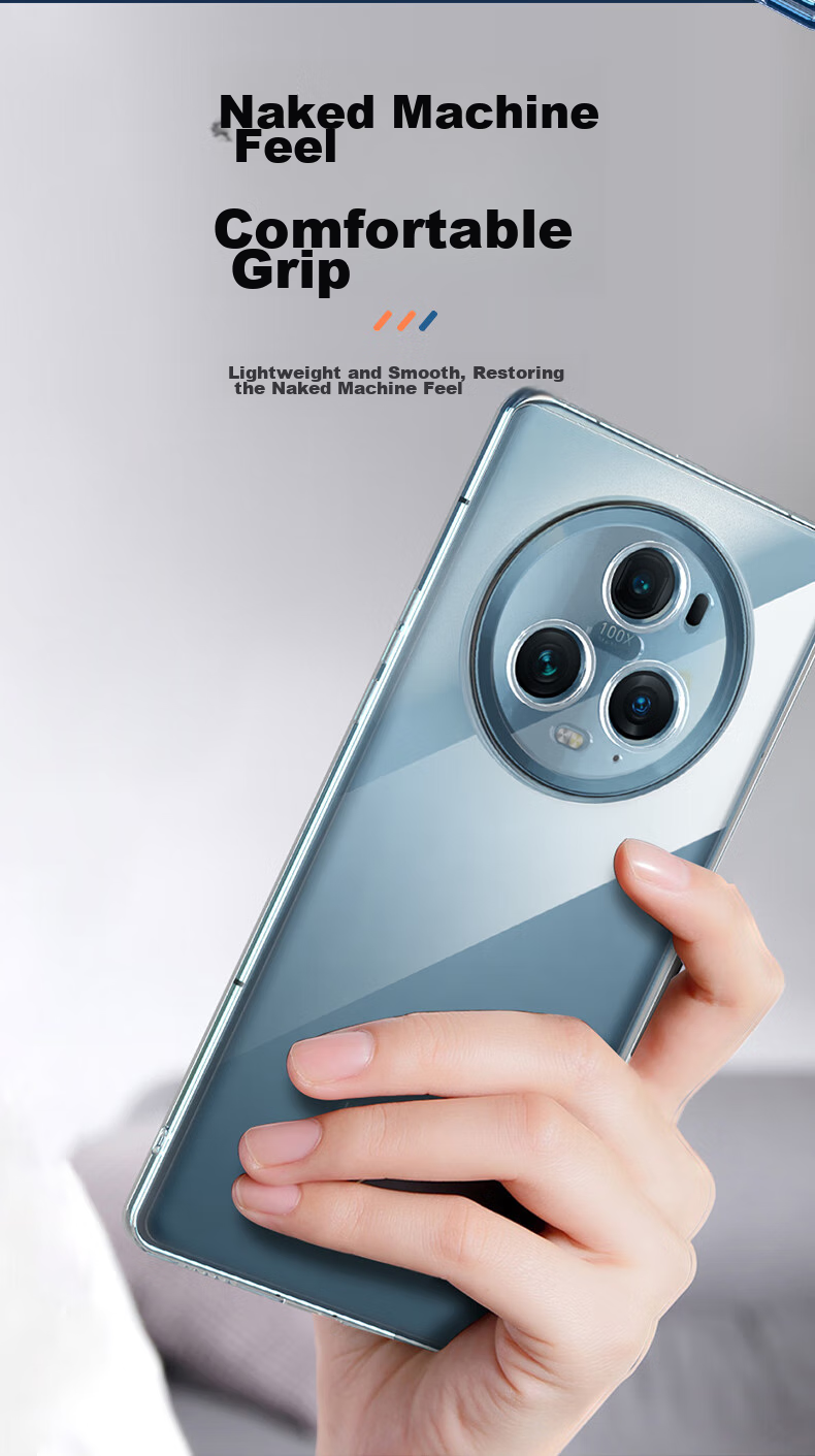 Чехол HotFire для Honor Magic5 Pro, силиконовый, прозрачный, противоударный, с защитой камеры