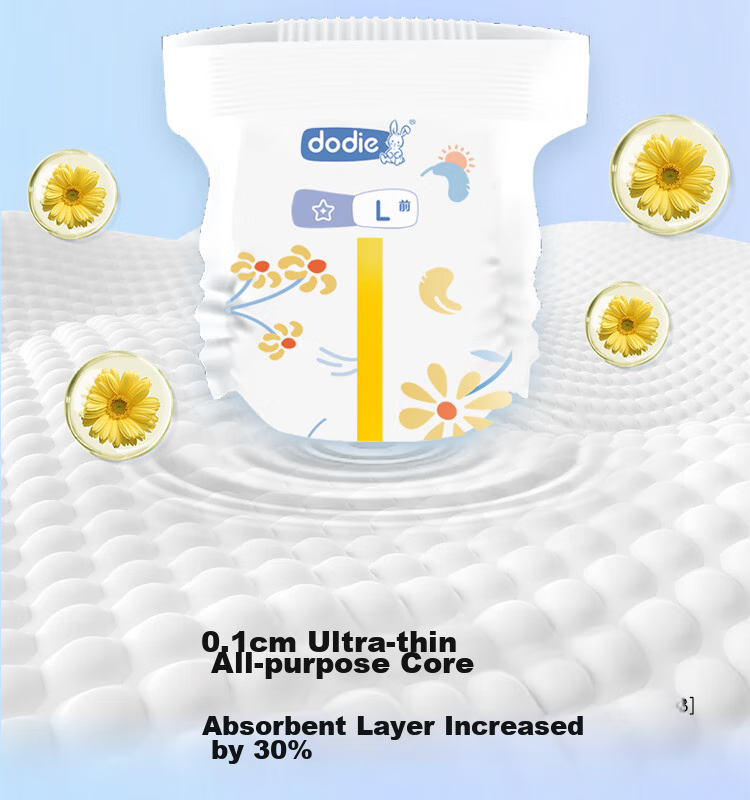Подгузники-трусики Dodie Light-Sensitive для детей, размер L, 36 шт., ультратонкие, дышащие, предотвращающие опрелости