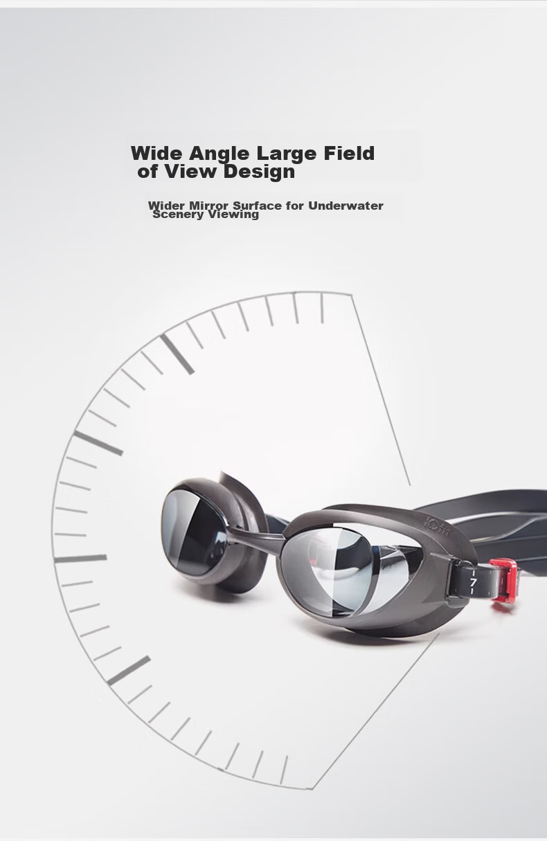 Очки для плавания Speedo Myopia, профессиональные, противотуманные, защита от солнца, водонепроницаемые, серо-дымчатые, -5.50 диоптрий