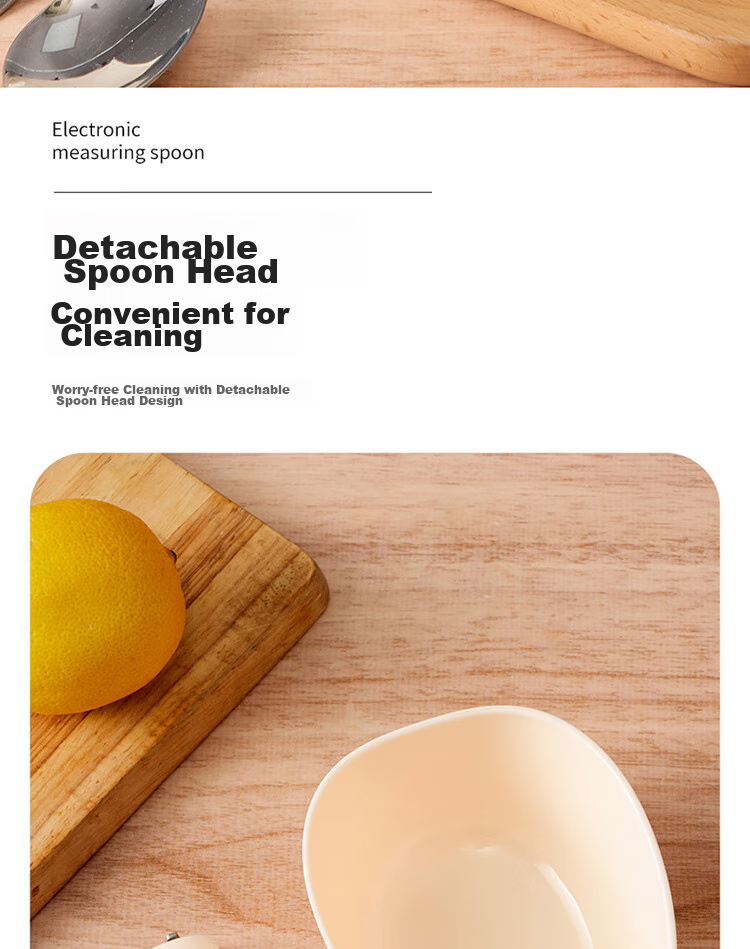 Кухонные весы BJ Electronic Measuring Spoon Scale, электронные, для выпечки, мерная ложка для детского питания, 1 г, нержавеющая сталь, Китай