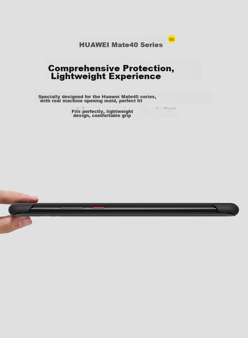 Чехол-книжка Ekakashop для Huawei Mate40, черный, кожаный, бизнес-стиль, с умным окном