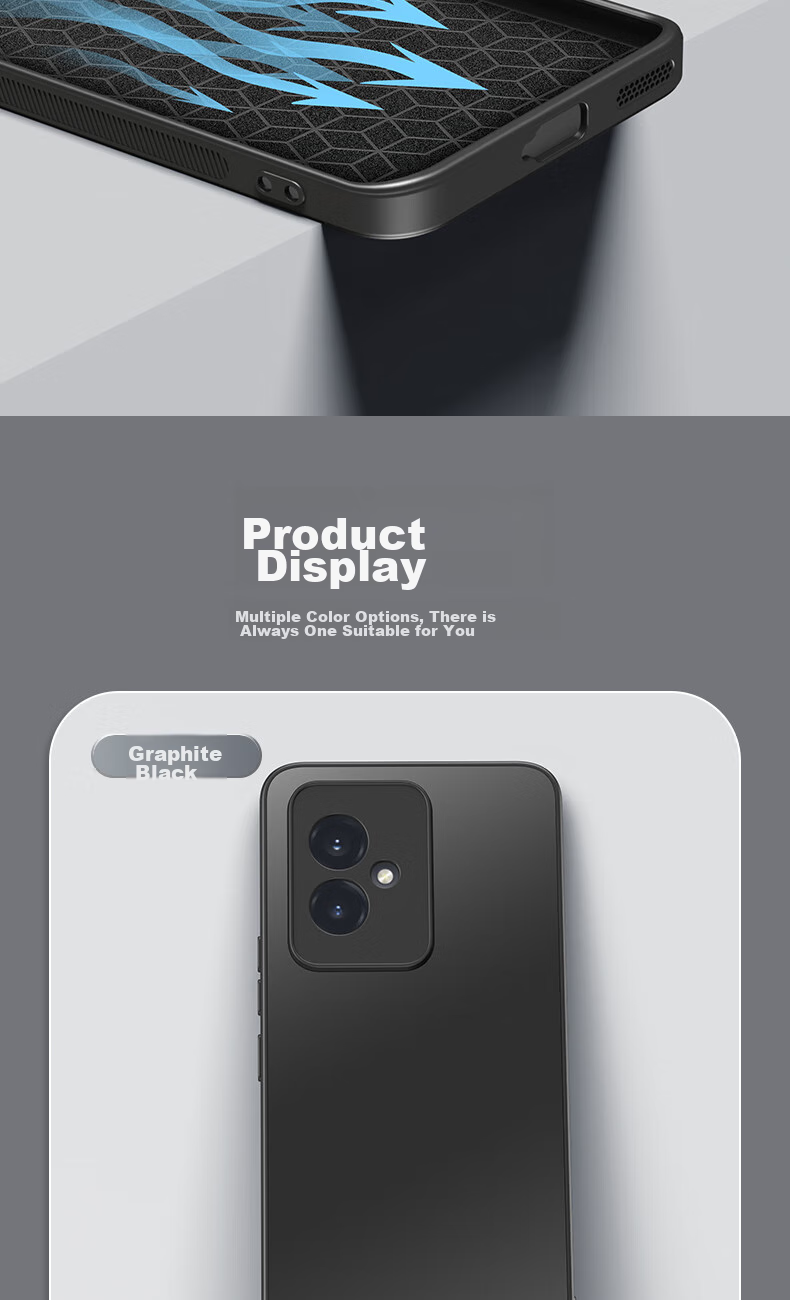 Чехол HotFire AG Frosted для Honor 100, противоударный, ультратонкий, защита от отпечатков пальцев, графитовый черный