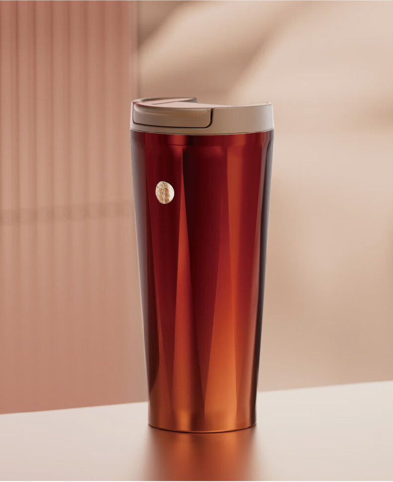 Термокружка Starbucks Lucky Red Edition Logo, 473 мл, красная, из нержавеющей стали