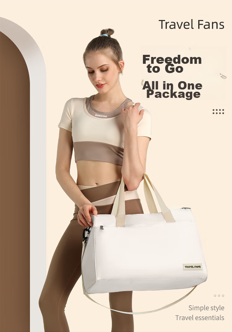Дорожная сумка Banzheni, большая вместимость, с ручкой, для мужчин и женщин, для роддома, командировок, фитнеса, ручная и наплечная сумка