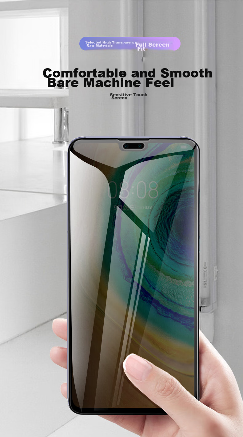 Защитное стекло Smorss для Huawei Mate30, полноэкранное HD, антишпионское, закаленное, против отпечатков пальцев