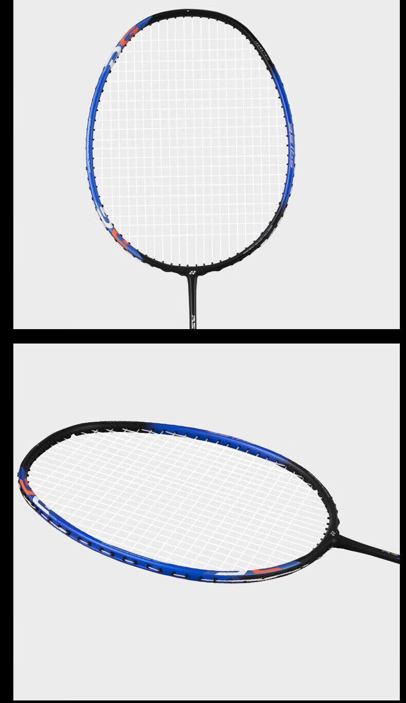 Бадминтонная ракетка YONEX Astrox AX3DGST, полнокарбоновая, струнная, 4U, 26 Lbs, черная и синяя, с лентой для захвата
