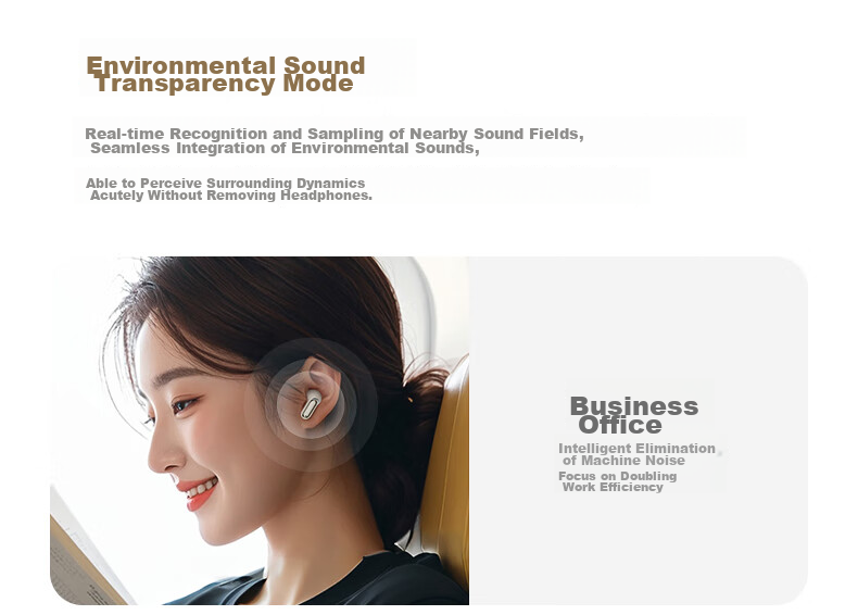 Беспроводные наушники iKF Fly Max с активным шумоподавлением, True Wireless, Bluetooth 5.4, до 30 часов работы, черный