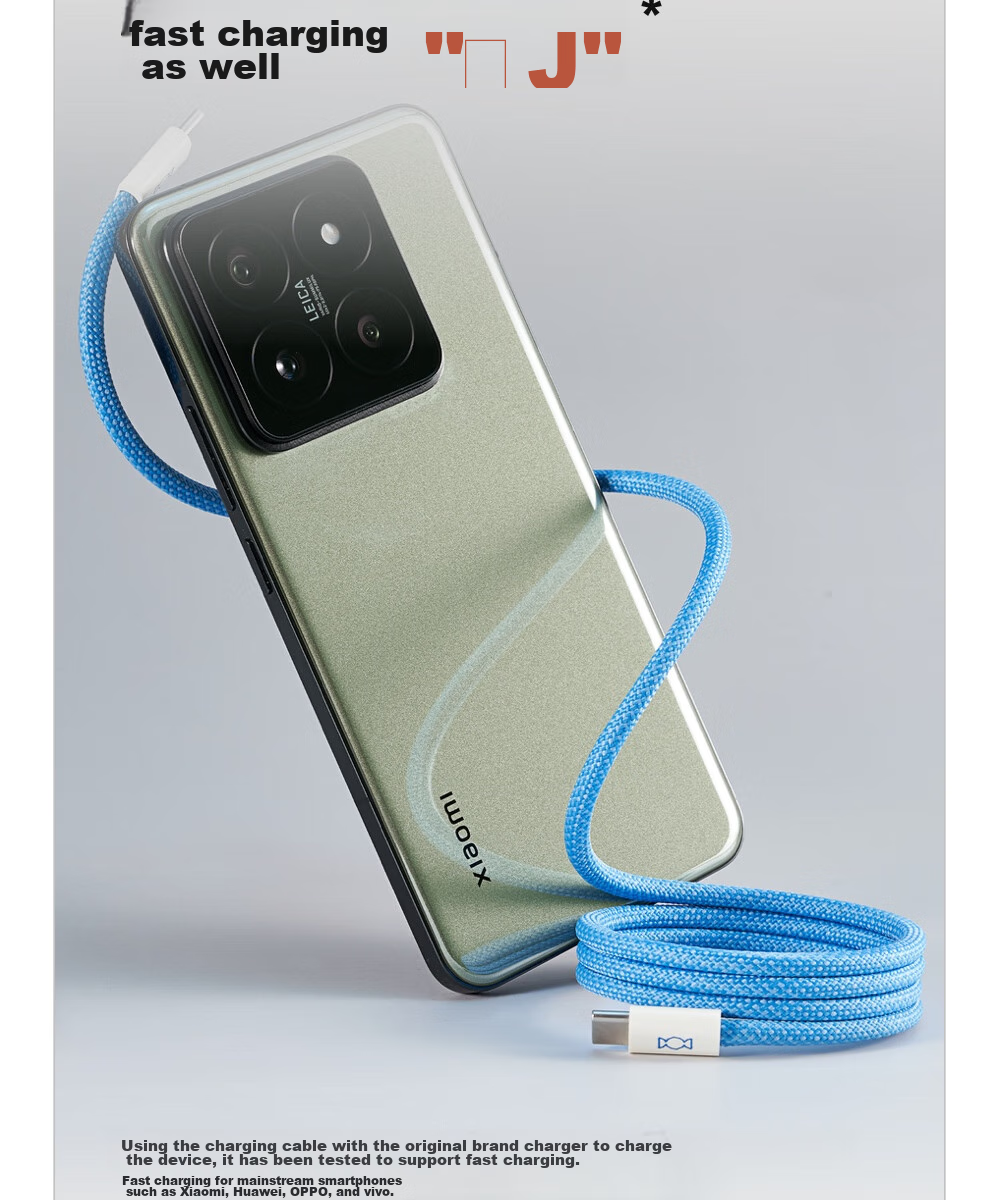Кабель CANDYSIGN MagTie, USB C-C, 60W, 3A, 1.6м, белый