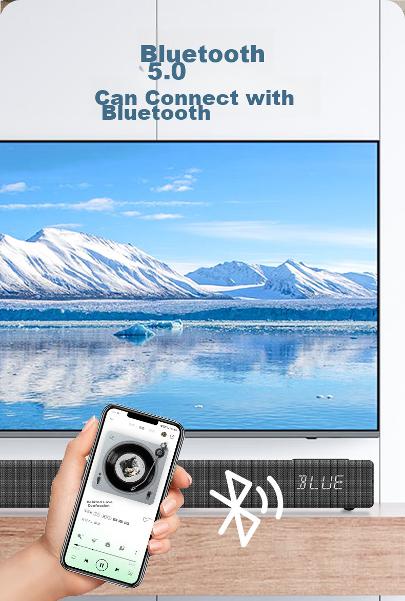 Аудиосистема Changba L1 для караоке, домашний кинотеатр, Bluetooth-колонка для компьютера с 3D-звуком и шумоподавлением, 2 беспроводных микрофона