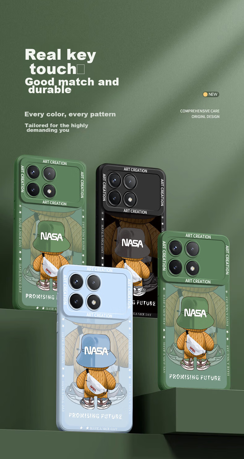 Чехол NEYAA для Xiaomi Redmi K70/K70 Pro, защита объектива, противоударный, ультратонкий, силикон, графитовый черный