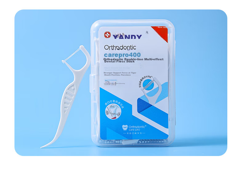 Зубная нить YANDY Ортодонтическая, двойная нить, 50 шт.