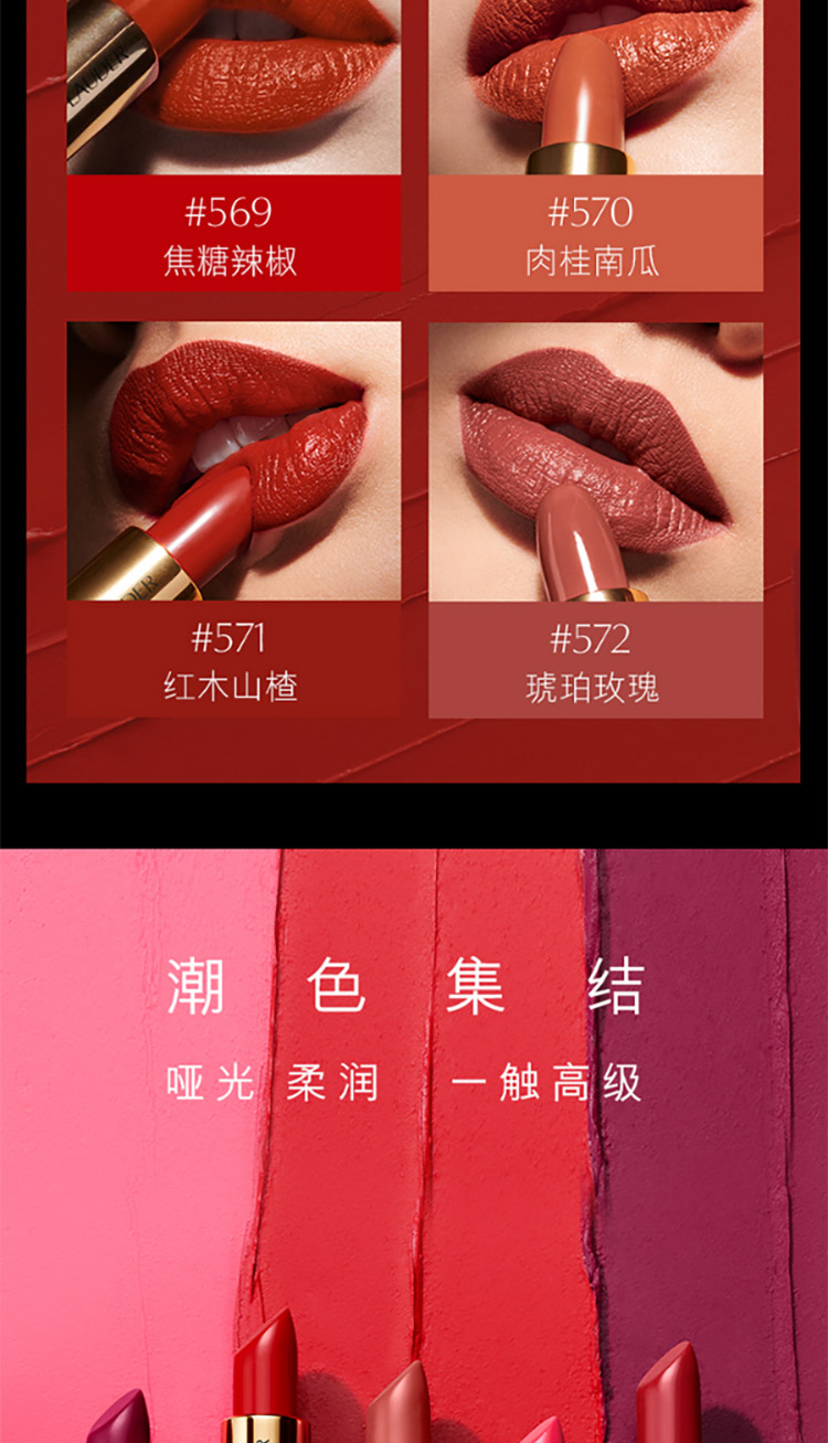 雅诗兰黛（Estee Lauder）倾慕唇膏333 2.8g 持久显色 丰唇塑形（中样）
