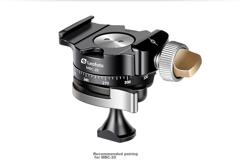 Leofoto MBC-20 - штатив-горилка для смартфонов и DSLR камер, панорамный, 360 градусов, мини, портативный