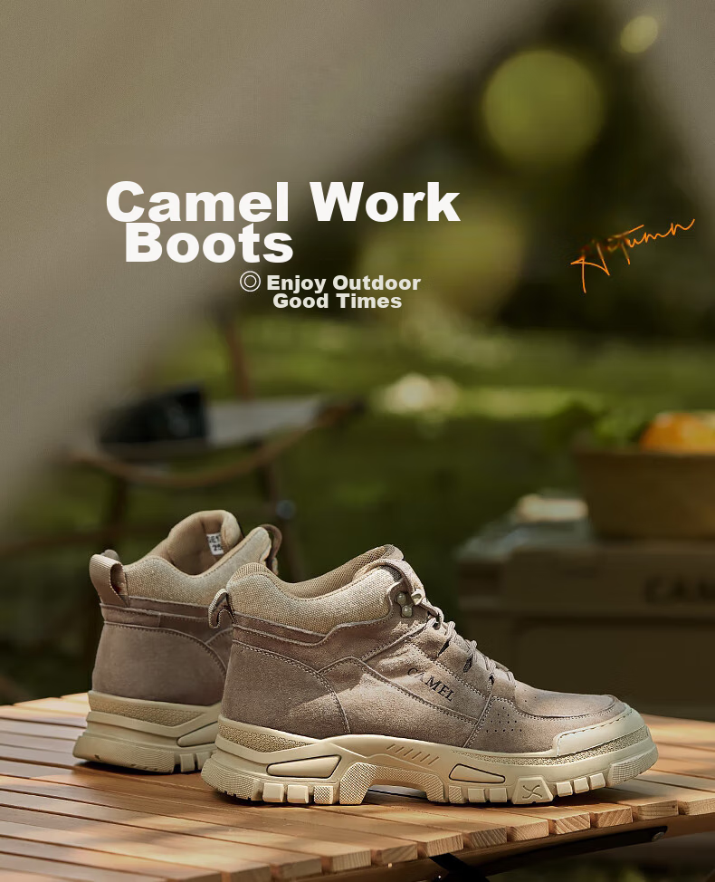 Мужские ботинки CAMEL GE12235362, демисезонные, цвет хаки, размер 40