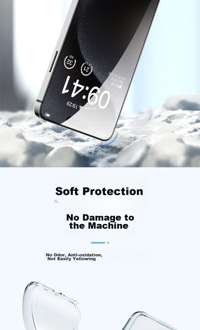Чехол для iPhone 15 Pro Max ALittleFlower, ультратонкий, противоударный, мягкий, прозрачный, с полной защитой объектива, простой дизайн для мужчин и женщин