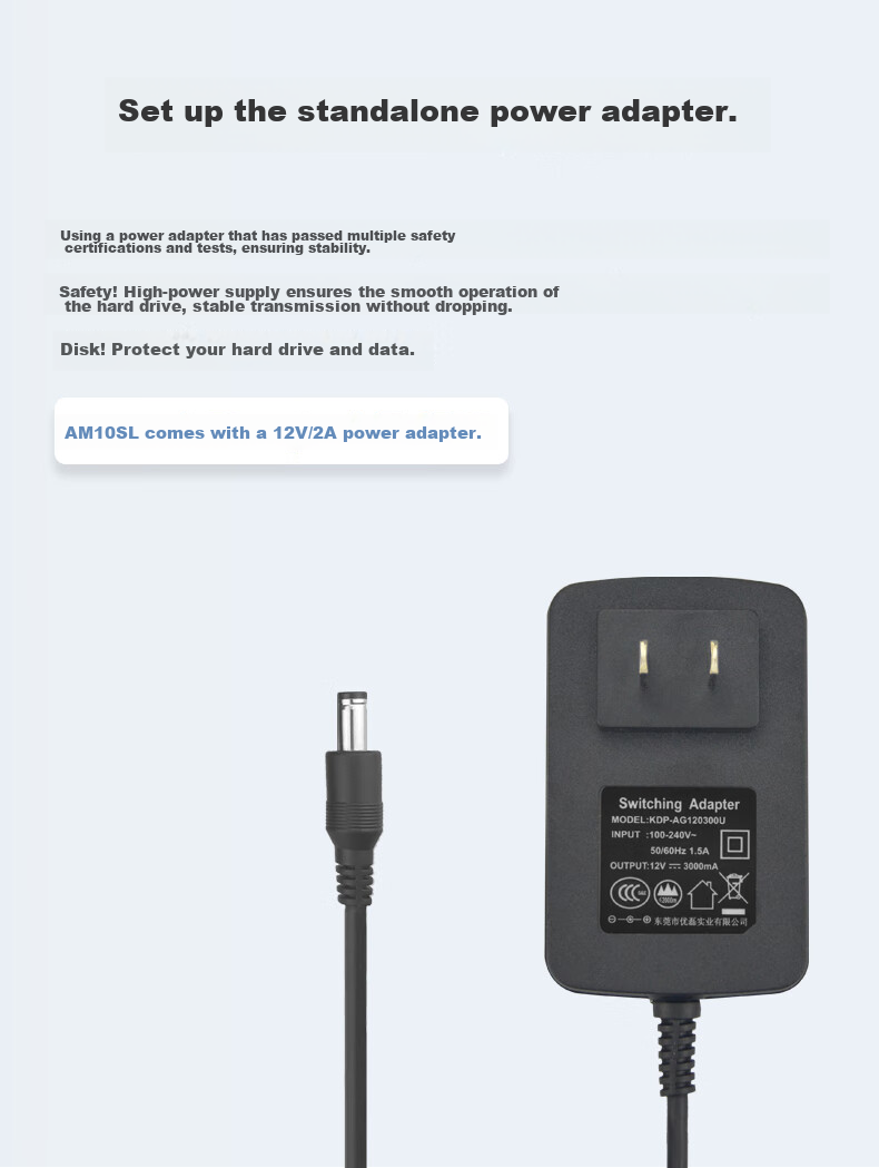 AOKO AM10SL - док-станция для SSD M.2/SATA/NVMe, mSATA, 2.5/3.5" SATA, USB Type-C, алюминий, серебристый