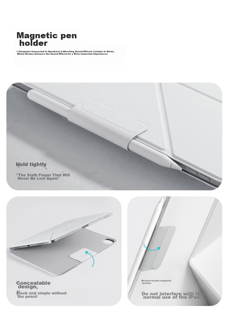 Чехол PITAKA MagEZ Folio 2 для Apple iPad Pro 11 дюймов (2022-2018) / iPad Air 7/6/5, синий