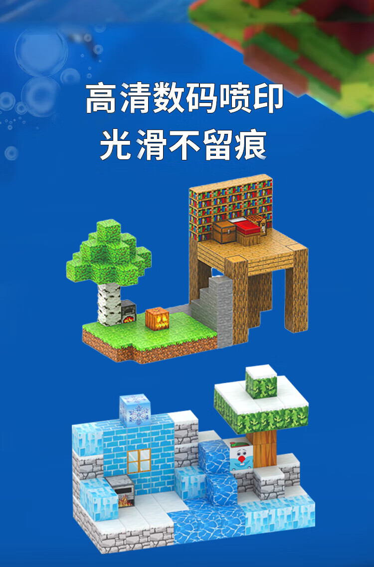 Магнитные конструкторы BULUQI "Мой мир", развивающая игрушка для детей от 3 до 6 лет, набор для строительства, подарок для мальчиков от 1 до 3 лет