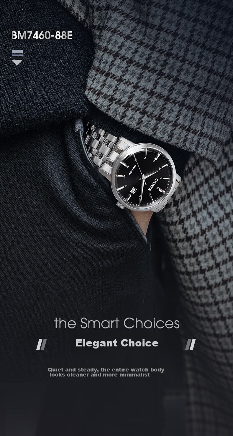 Мужские часы CITIZEN Eco-Drive BM7460-88E