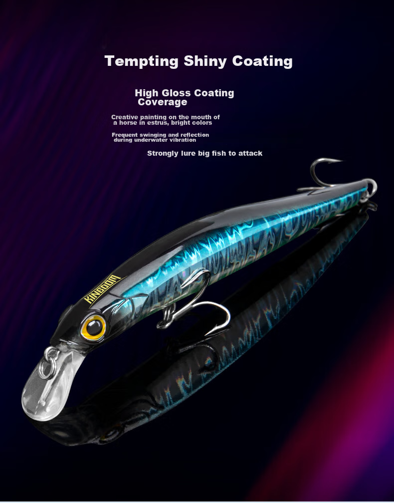 Приманка для рыбалки Guowangliya Lure Sinking Minnow, тонущая, для пресноводного окуня, искусственная приманка, имитирующая бионическую приманку, 14г/12