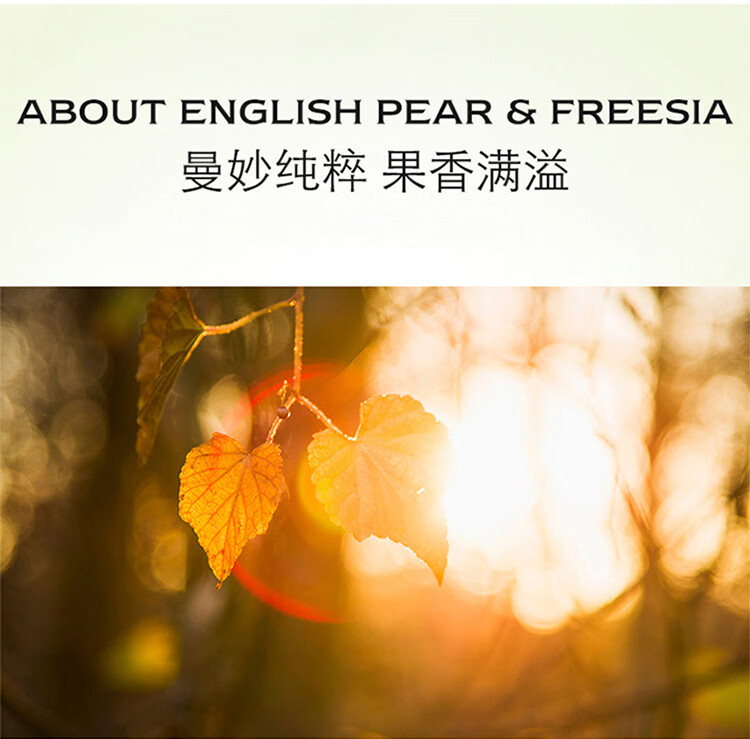 祖玛珑香水 英国梨与小苍兰香水100ml 新年礼遇送女友 生日礼物 礼盒