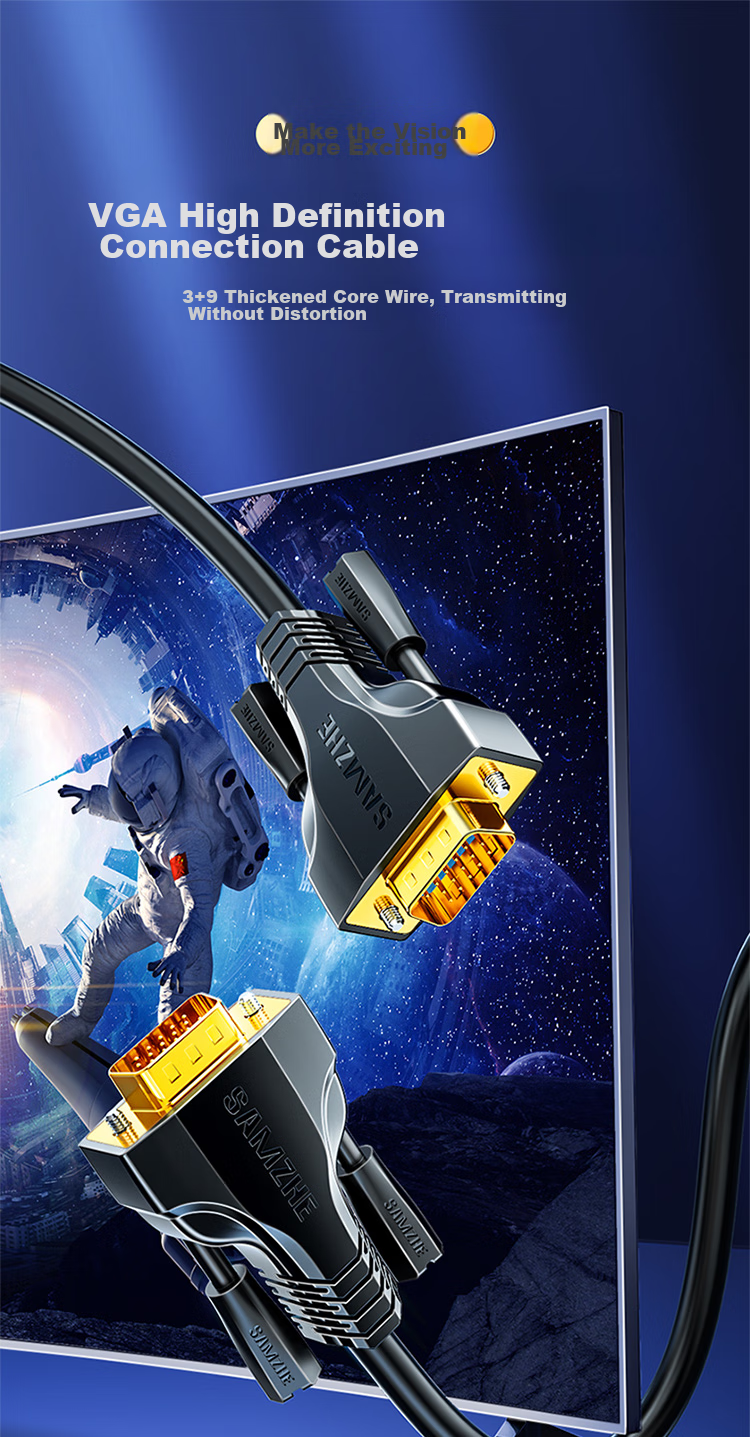 Кабель VGA SAMZHE VM-9015