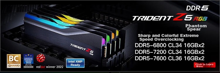 Комплект оперативной памяти G.SKILL Trident Z RGB 32GB (2x16GB) DDR4 3600MHz CL18