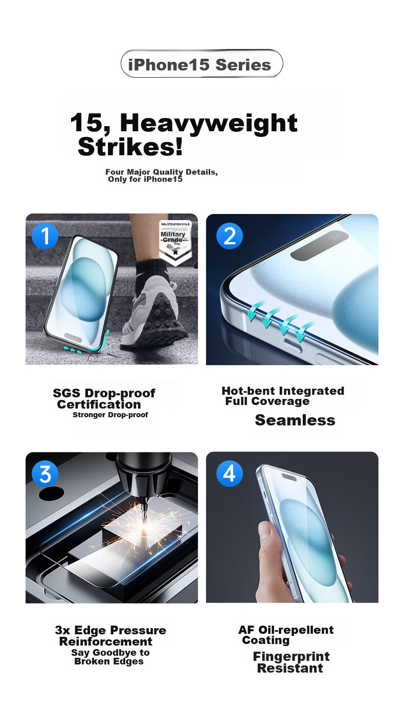 Защитное стекло для iPhone 15