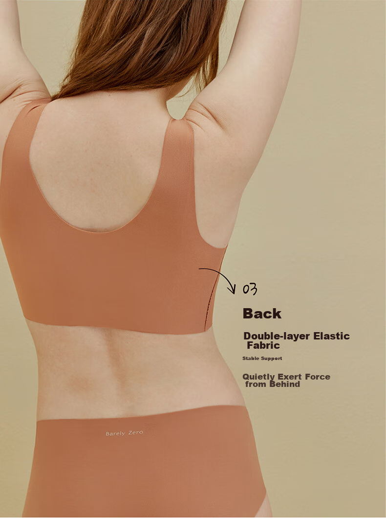 Женский топ-бра NEIWAI Orange Label, полный охват, бесшовный, без косточек, размер one-size-fits-all, черный трюфель