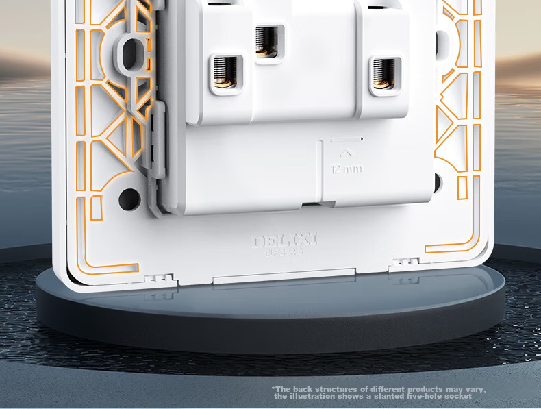 Выключатель DELIXI CD815 Series, однополюсный, двойной бросок, QSE86K2