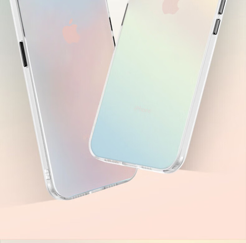 Противоударный чехол Baozou для iPhone 8 Plus/7 Plus, силиконовый, лазерный градиент, матовый, серый