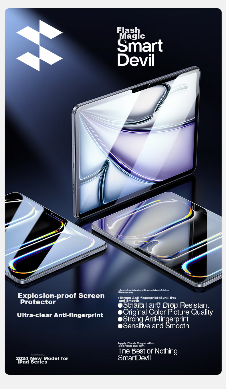Защитное стекло для iPad