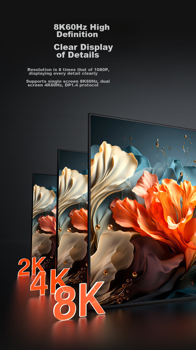 Кабель PISEN Thunderbolt 4, Type-C, 8K, PD240W, 40 Гбит/с, 1 м, черный
