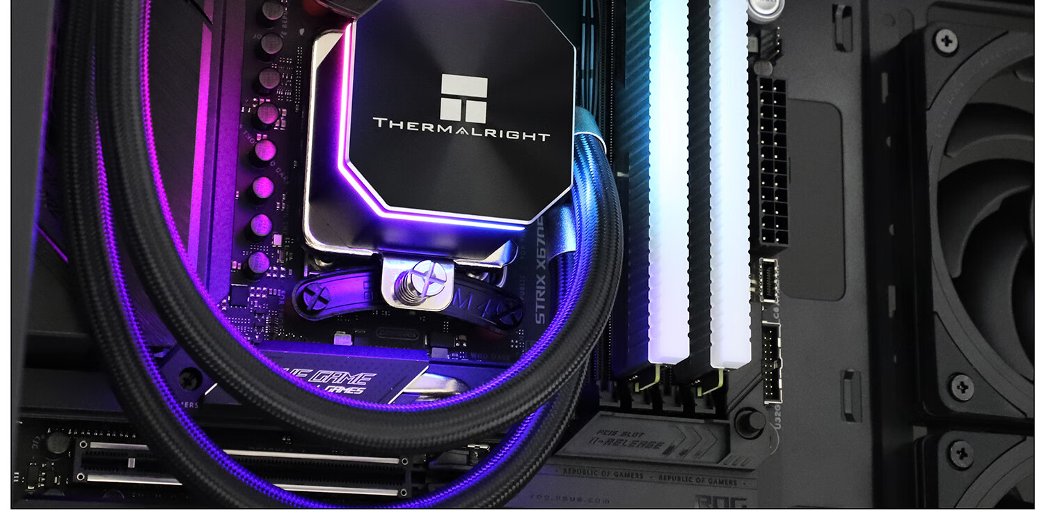 Система охлаждения Thermalright Frozen Edge 240 BLACK, жидкостный охладитель CPU, металлическая пластина, FE240 BLACK