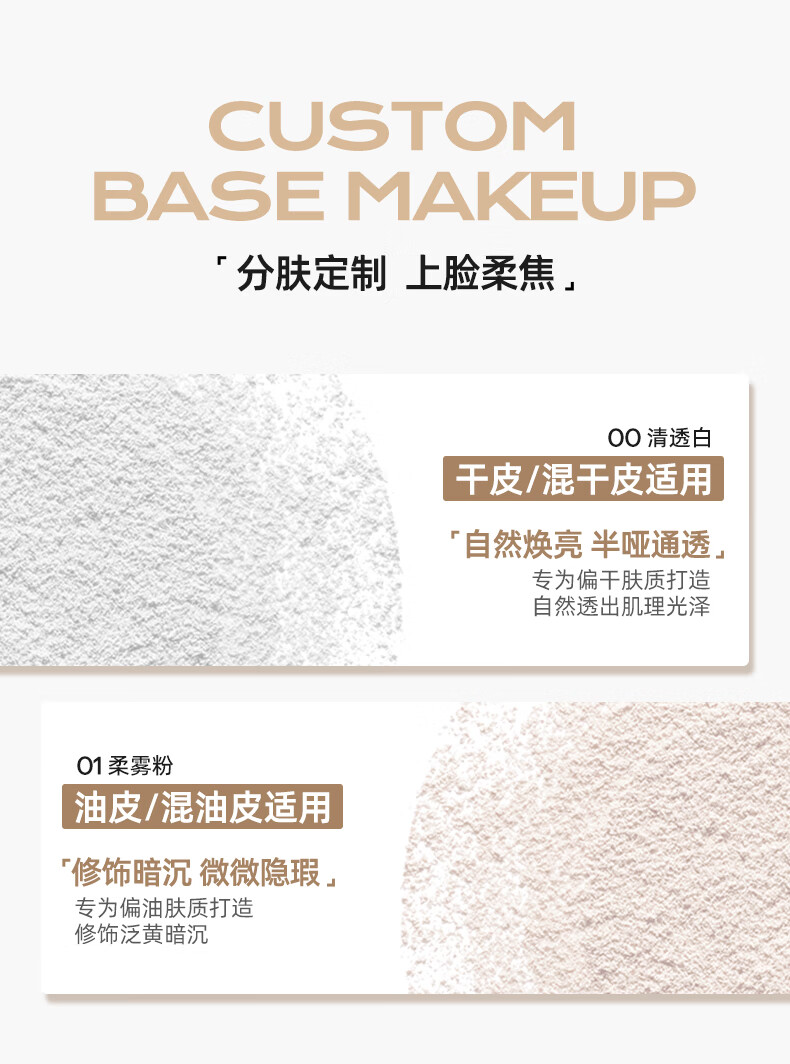 Mistine（蜜丝婷）柔焦定妆散粉蜜粉哑光持久不脱妆 01柔雾粉 8g