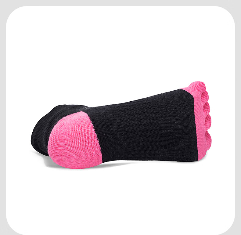 Носки TFO Competition-Level Outdoor Five-Toe Socks, спортивные носки для хайкинга и бега, женские, светло-розовые