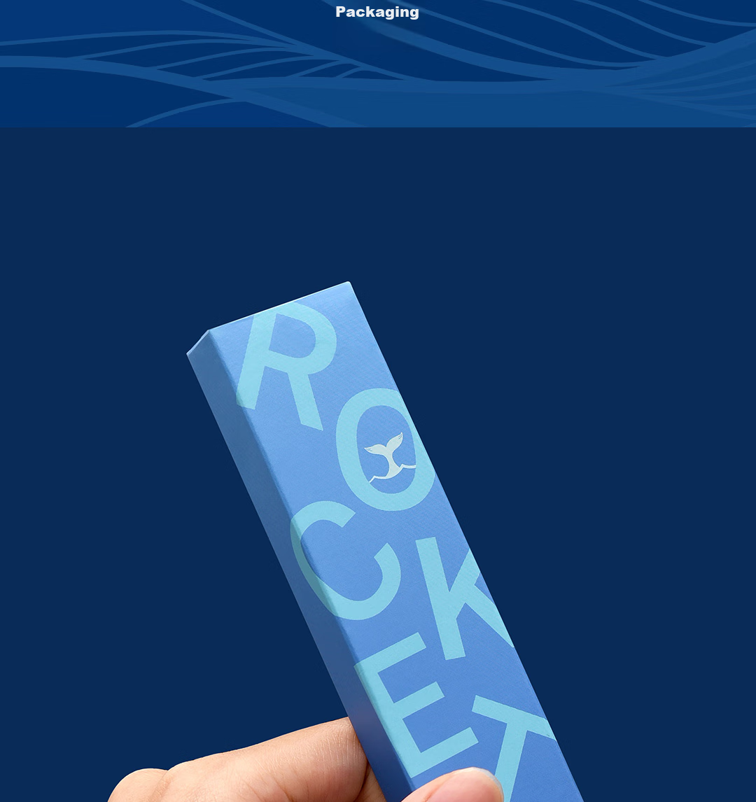 Гелевая ручка KACO Ocean Story, 0.5 мм, черные чернила, набор из 3 штук