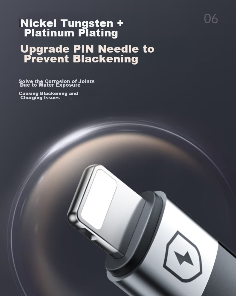 Кабель Nengshi для зарядки 3-в-1, Type-C, Lightning, Micro-USB, 1 метр, зеленый