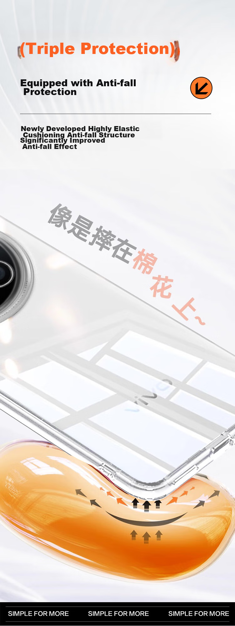 Прозрачный чехол KOOLIFE для Vivo X200 Pro mini, защита камеры, защита от отпечатков пальцев, противоударный, простой стиль