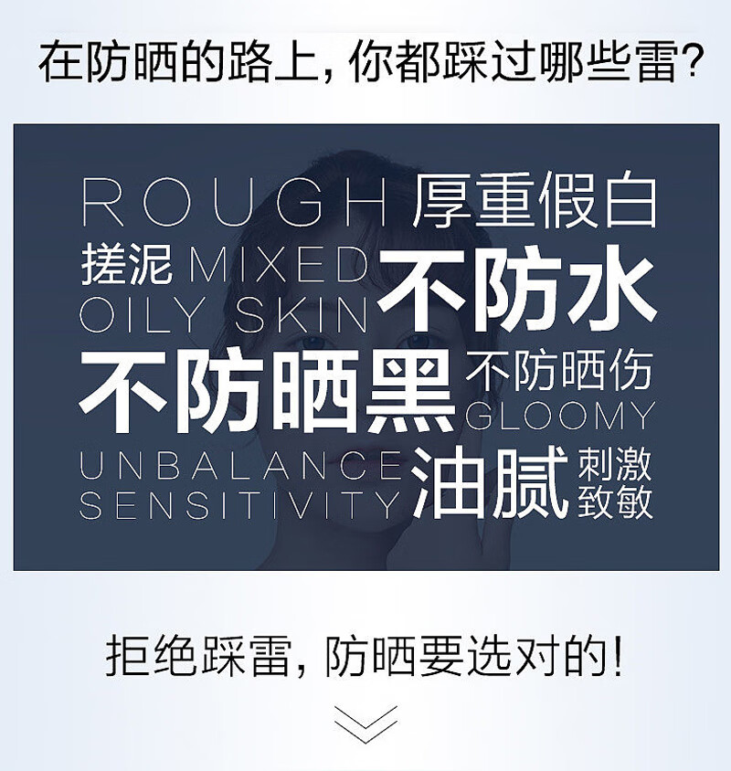 晓姿（AXXZIA）御颜晶采臻萃小银管隔离防晒二合一乳液40g/支 SPF50+清透男女
