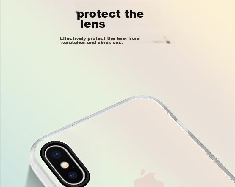 Чехол Baozou для Apple iPhone XS Max, силиконовый, с MagSafe, противоударный, прозрачный градиент