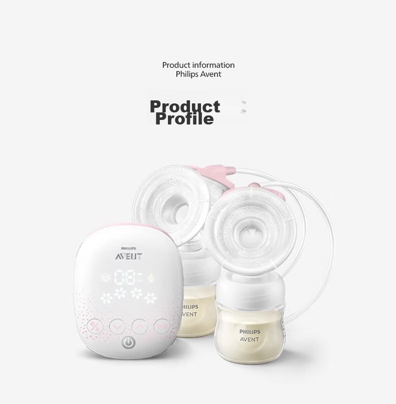 Молокоотсос AVENT Double-Sided Fully Automatic Breast Pump Portable Painless Massage Electric Milk Extractor