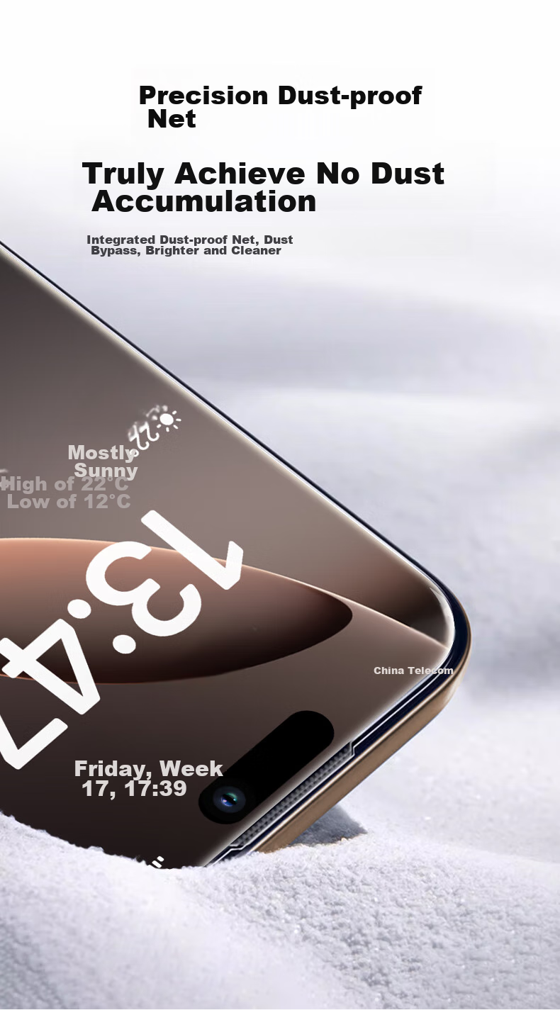 Защитная пленка DIVI для Apple iPhone 16 Pro, антибликовая, антистатическая, противоударная, 2 шт.