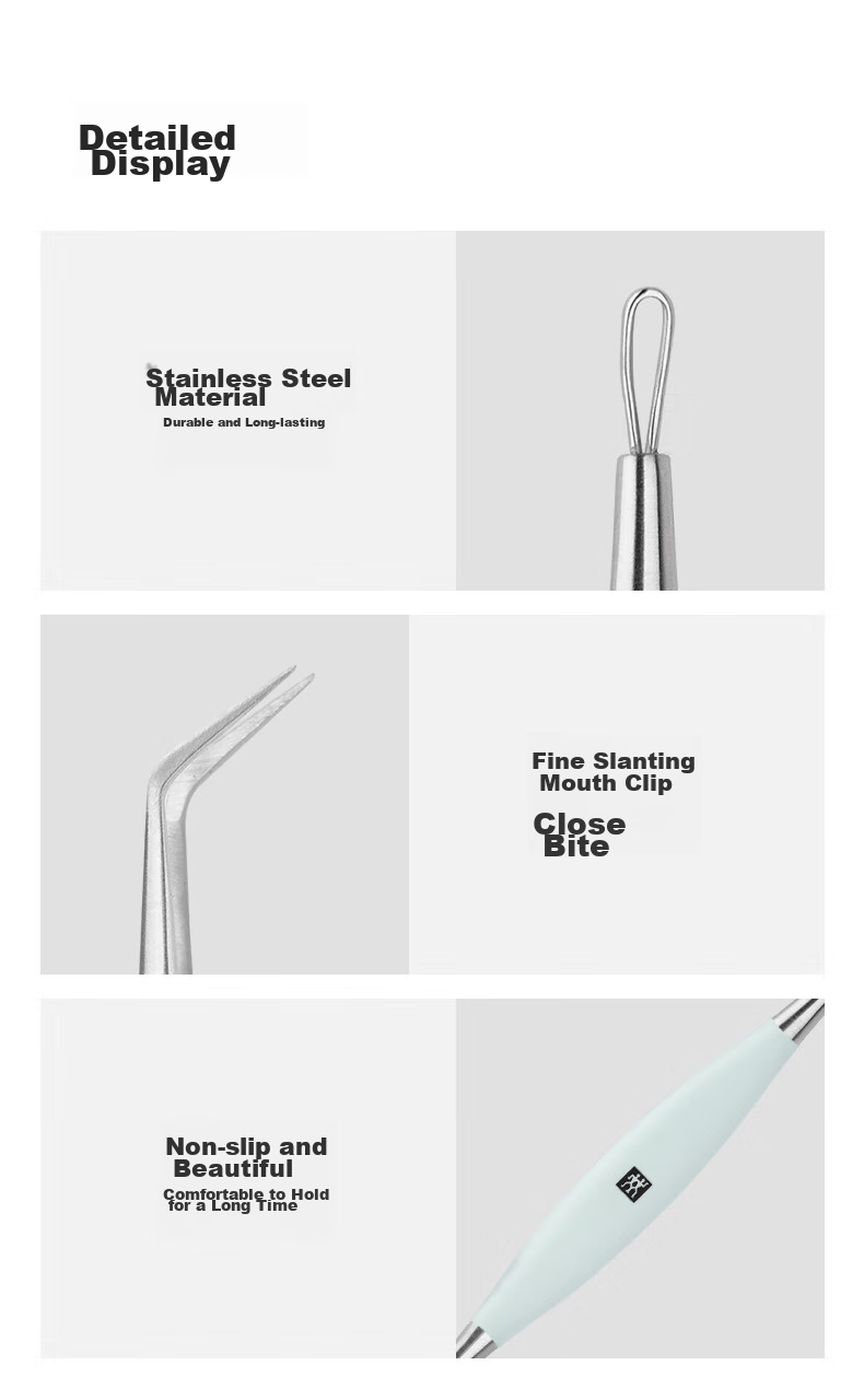 ZWILLING Набор для удаления черных точек, импортный набор для красоты, игла от акне, средство для удаления прыщей, пинцет, инструменты для красоты, немецкое качество