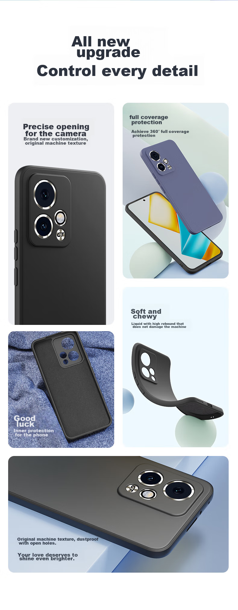 Чехол BIAZE для Honor 90 GT, противоударный, ультратонкий, с flocked lining, черный