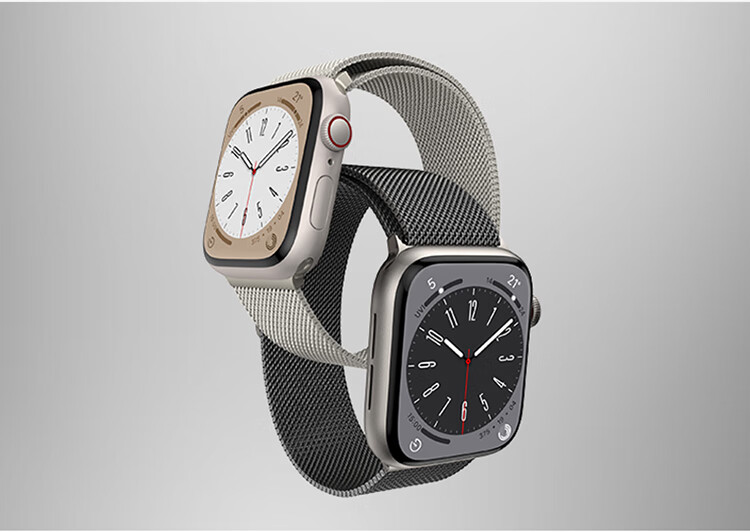 Ремешок W&P Milanese Loop для Apple Watch Ultra 3/2, Series 11/10/9/8/7/SE3, Черный, 49 мм
