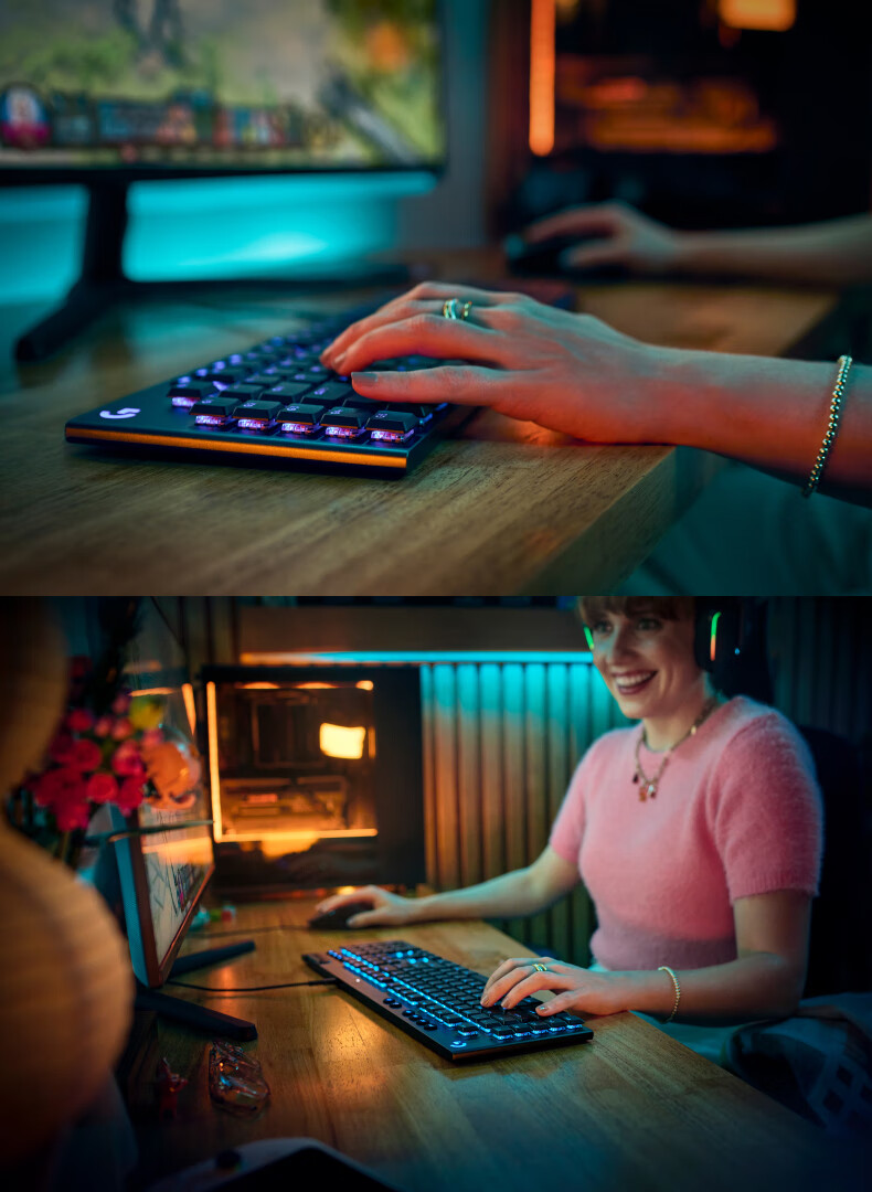 Игровая клавиатура G G915 X Low Profile Wired Gaming Keyboard (Black-T)