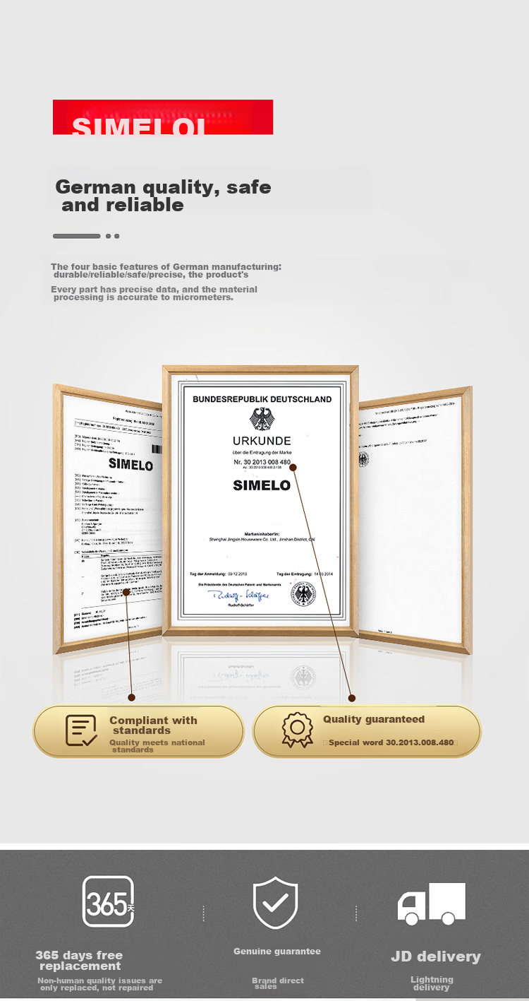 Термос SIMELO, 2л, для дома и офиса, из нержавеющей стали 304, с уплотнением, для горячей воды, 24 часа сохранения тепла